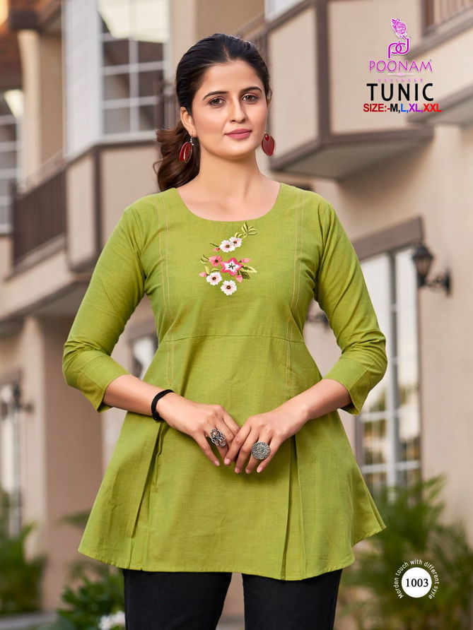 Poonam Tunic Premium Wear Ladies Top Catalog
